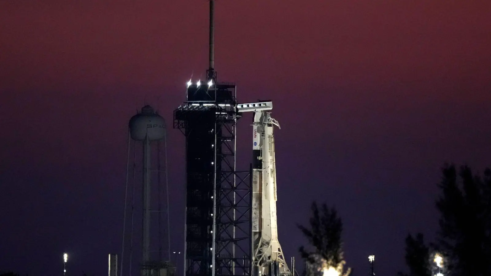 Die Crew 11 ist mit der Falcon 9 zur ISS gestartet. (Foto: Chris O'Meara/AP/dpa)