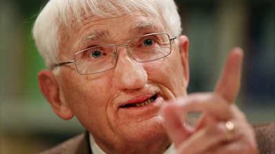 Habermas war für Bayerns Wissenschaftsminister Blume eine „intellektuelle Instanz“. (Archivbild) (Foto: Martin Gerten/dpa)
