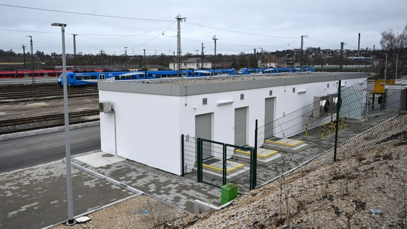 Das ESTW Ansbach befindet sich in einem unscheinbaren containerartigen Gebäude an der Draisstraße. (Foto: Johannes Hirschlach)