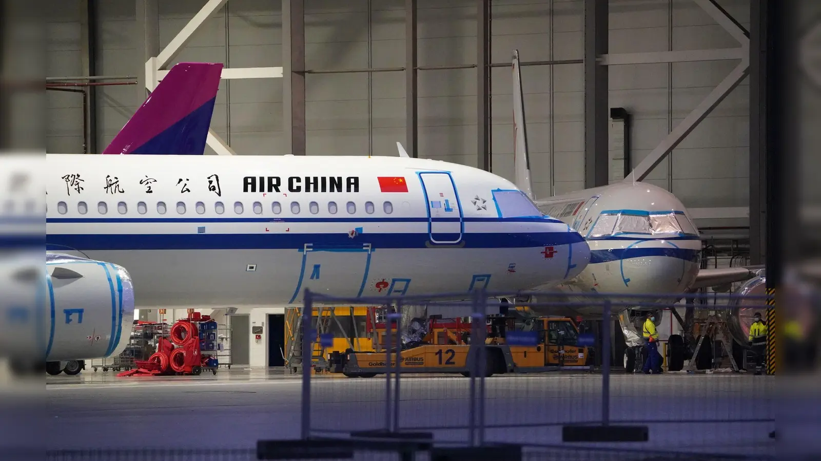 Ein Flugzeug von Air China. (Archivbild) (Foto: Marcus Brandt/dpa)