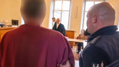 Zu Prozessbeginn wurde nur die Anklage verlesen.  (Foto: Stefan Puchner/dpa)
