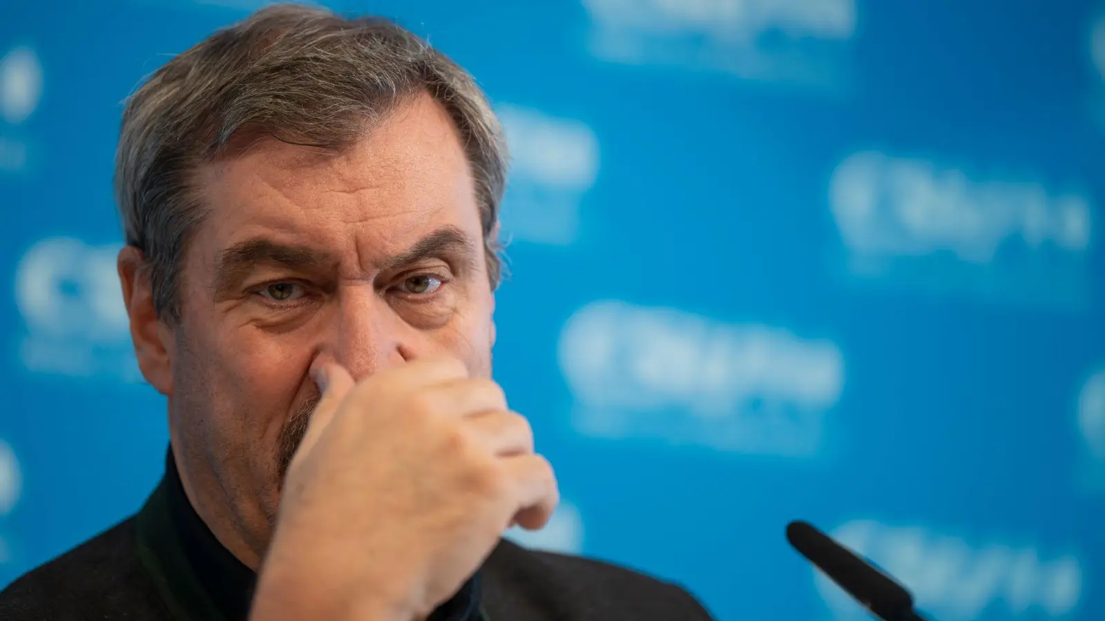 Markus Söder lehnt eine Behörde wie die ICE in den USA strikt ab. (Foto: Peter Kneffel/dpa)