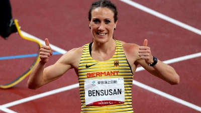 Irmgard Bensusan gewann bei der Para-WM in Paris Gold über 200 Meter. (Foto: Karl-Josef Hildenbrand/dpa/Archivbild)