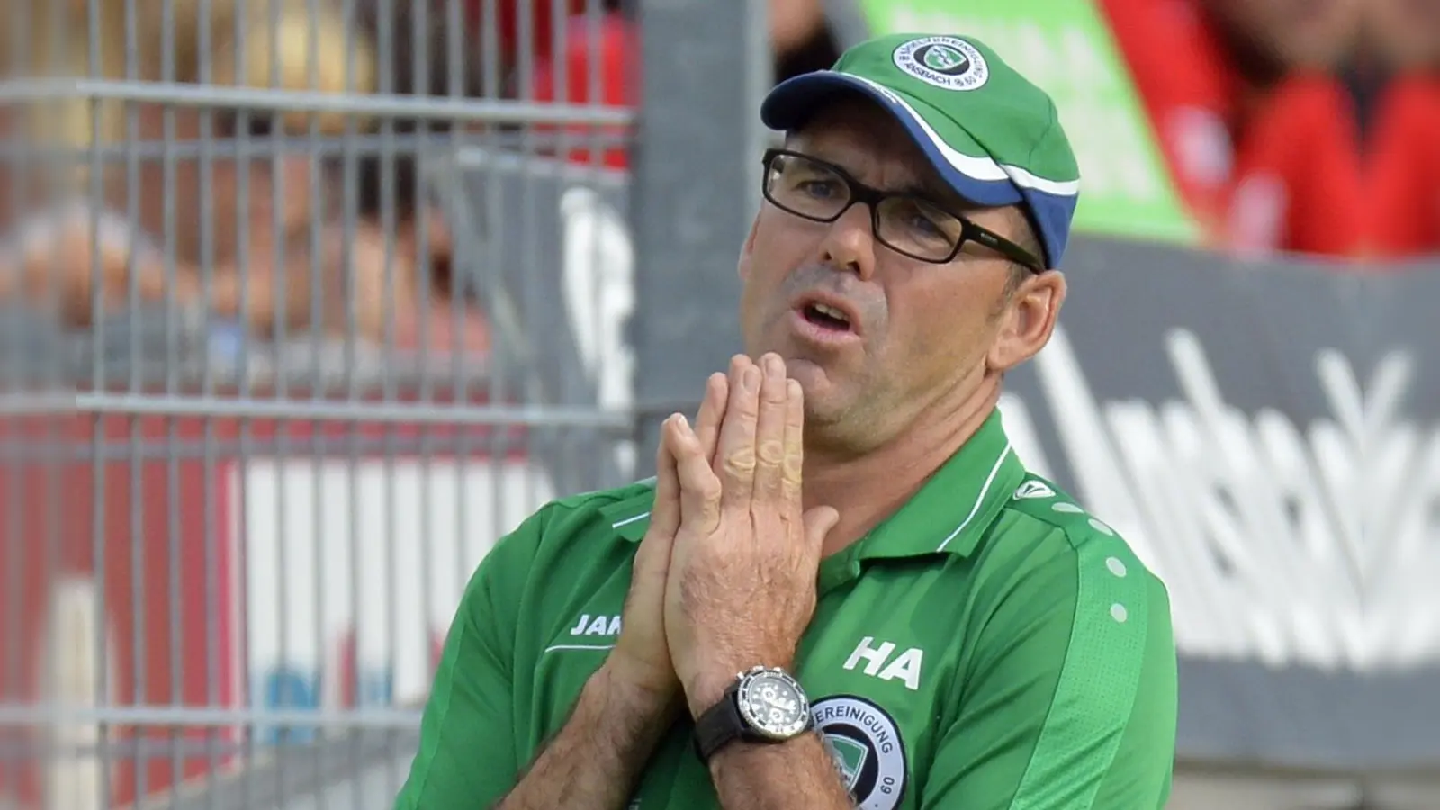 „Die Sinne sind geschärft für das Rückspiel“: Andreas Heid, hier 2016 als Trainer der SpVgg Ansbach in Aktion. (Foto: Martin Rügner)