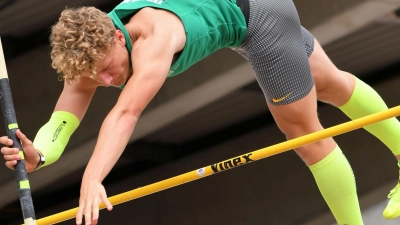 Jakob Sand übersprang in Ulm erstmals die 4,00-Meter-Marke. (Foto: Claus Habermann)