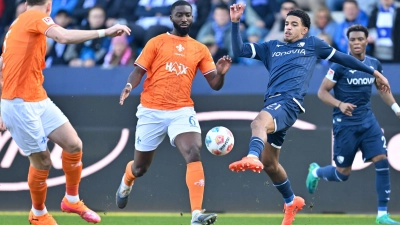 Bochum und Darmstadt lieferten sich eine torreiche Partie.  (Foto: Ulrich Hufnagel/dpa)