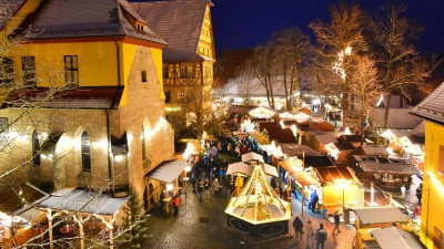 Der Weihnachtsmarkt in Dinkelsbühl soll organisatorisch neu aufgestellt werden. Allerdings kommt die Sache wohl nicht so recht voran. (Archivbild: Jim Albright)