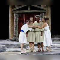 „Die Erfindung der Schuhe“ wird am Mittwoch am Staatstheater uraufgeführt. (Foto: Konrad Fersterer/Staatstheater Nürnberg/dpa)