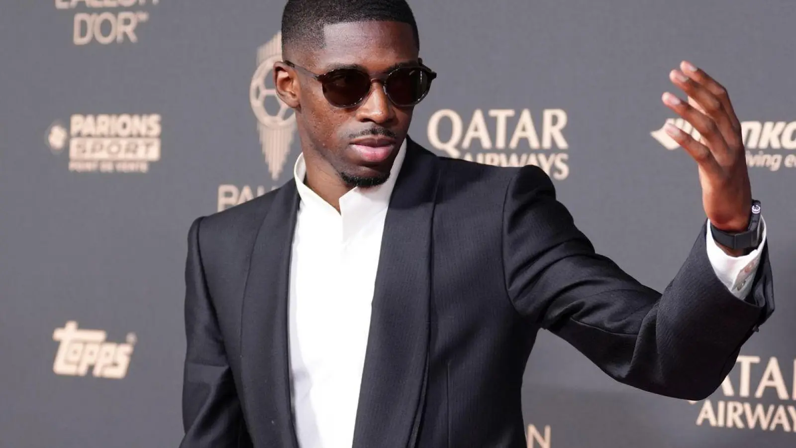 Gewinner des Goldenen Balls: Ousmane Dembélé von Paris Saint-Germain. (Foto: Adam Davy/PA Wire/dpa)