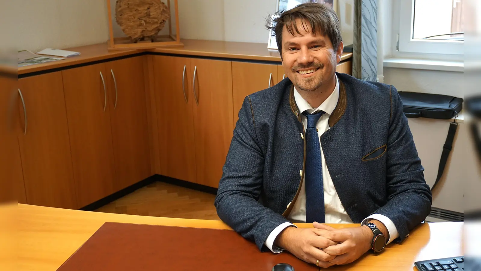 Florian Szaefer blickt positiv auf die ersten Monate seiner Amtszeit. (Foto: Andrea Walke)