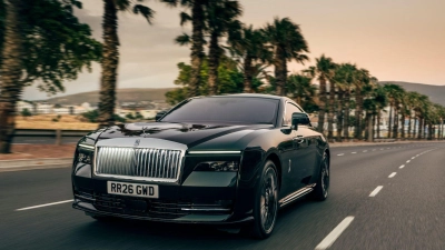 Der Spectre kombiniert modernste Elektrotechnik mit dem unverkennbaren Luxusdesign von Rolls-Royce. (Foto: Rolls-Royce/dpa-tmn)