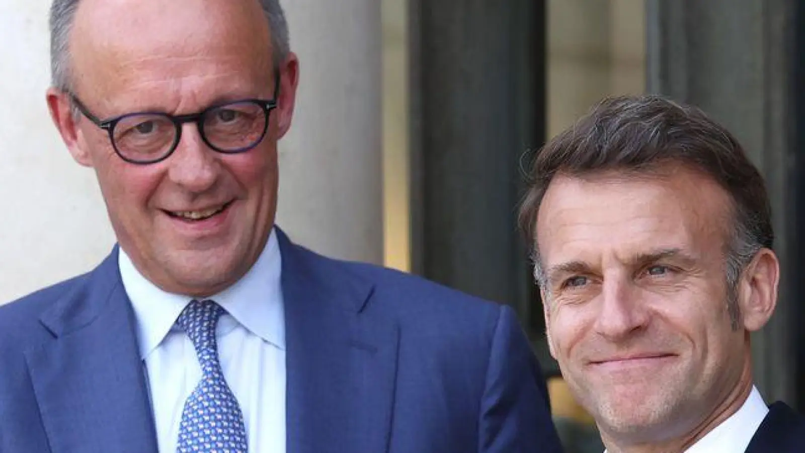 Bundeskanzler Merz nahm in der französischen Hauptstadt an den Beratungen über eine Sicherung der Straße von Hormus teil. (Foto: Tom Nicholson/Pool Getty Images Europe/PA Wire/dpa)