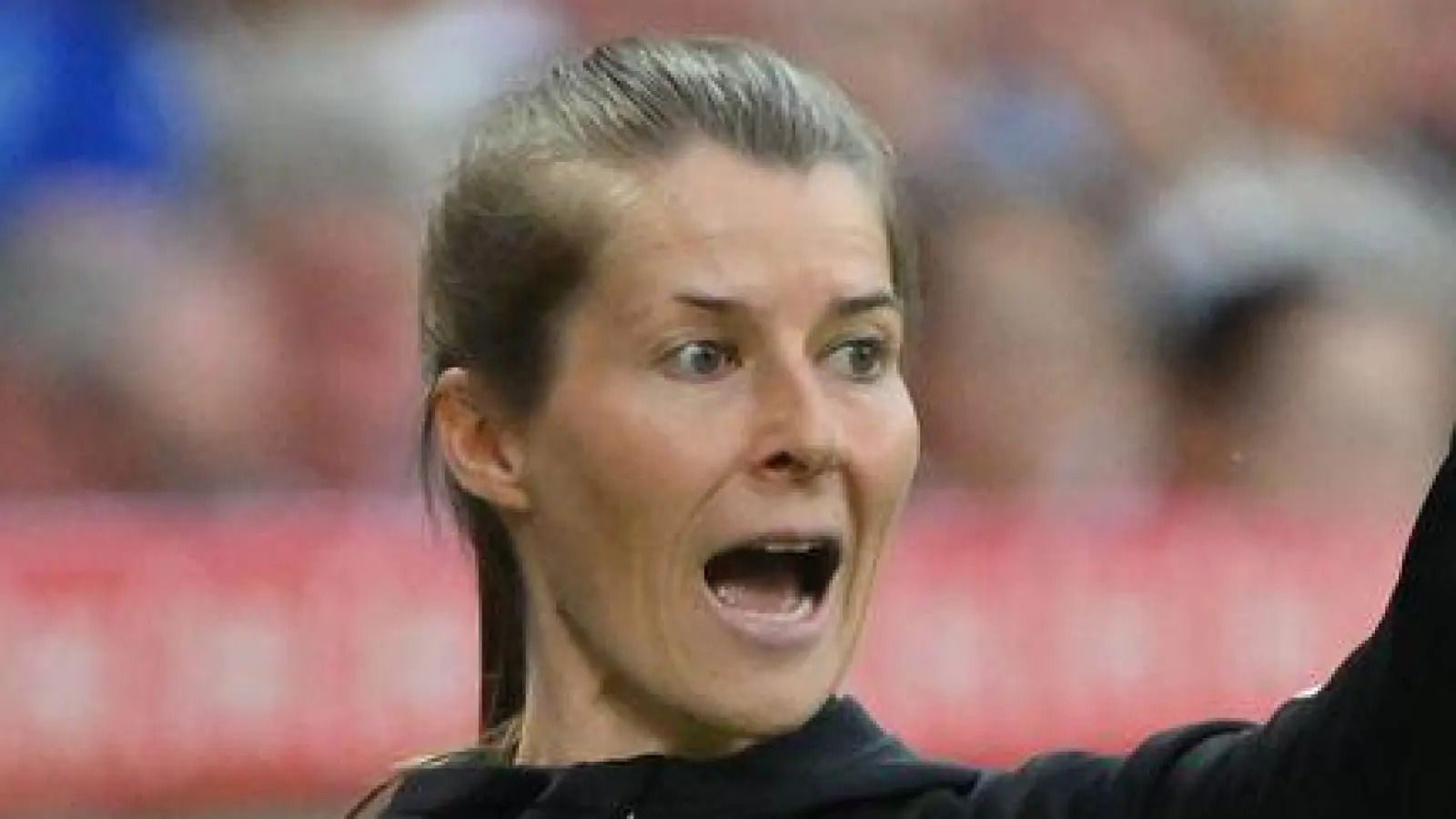 Union-Trainerin Marie-Louise Eta schrieb mit ihrem Sieg gegen Mainz deutsche Fußball-Geschichte. (Foto: Torsten Silz/dpa)