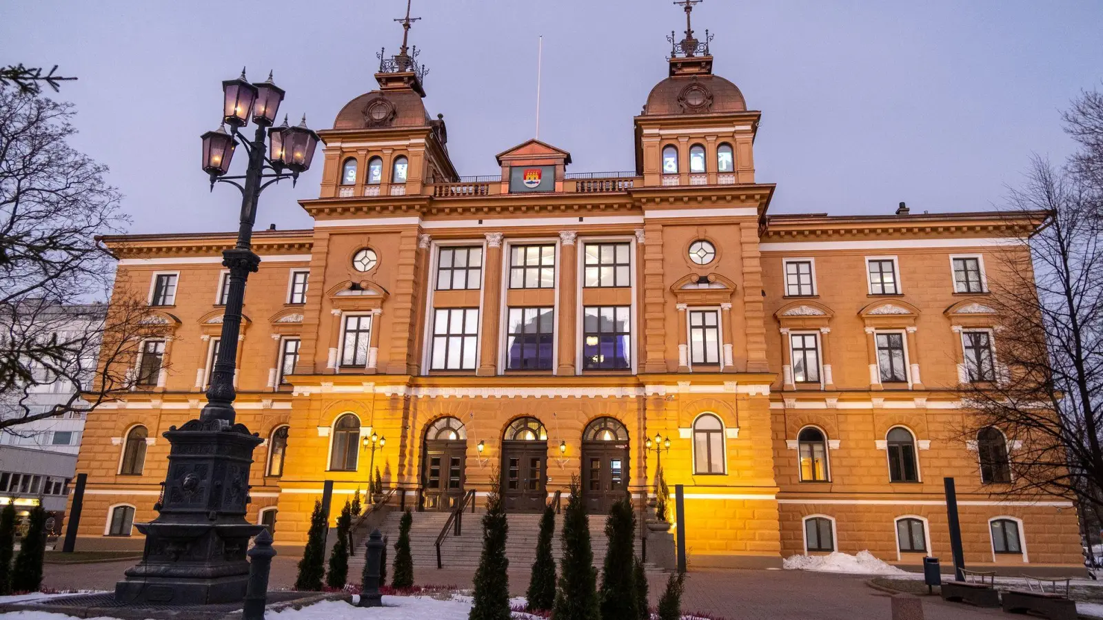 Die nordfinnische Stadt Oulu feiert den Beginn des Jahres als Kulturhauptstadt. (Foto: Topi Paananen/Oulu2026/dpa)