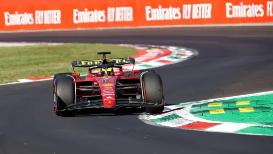 Ferrari-Pilot Charles Leclerc startet in Monza von der Pole Position in den Großen Preis von Italien. (Foto: David Davies/PA Wire/dpa)