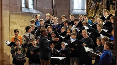 Bot Paul-Gerhardt-Programm: der Windsbacher Knabenchor unter der Leitung von Ludwig Böhme. (Foto: Thomas Wirth)