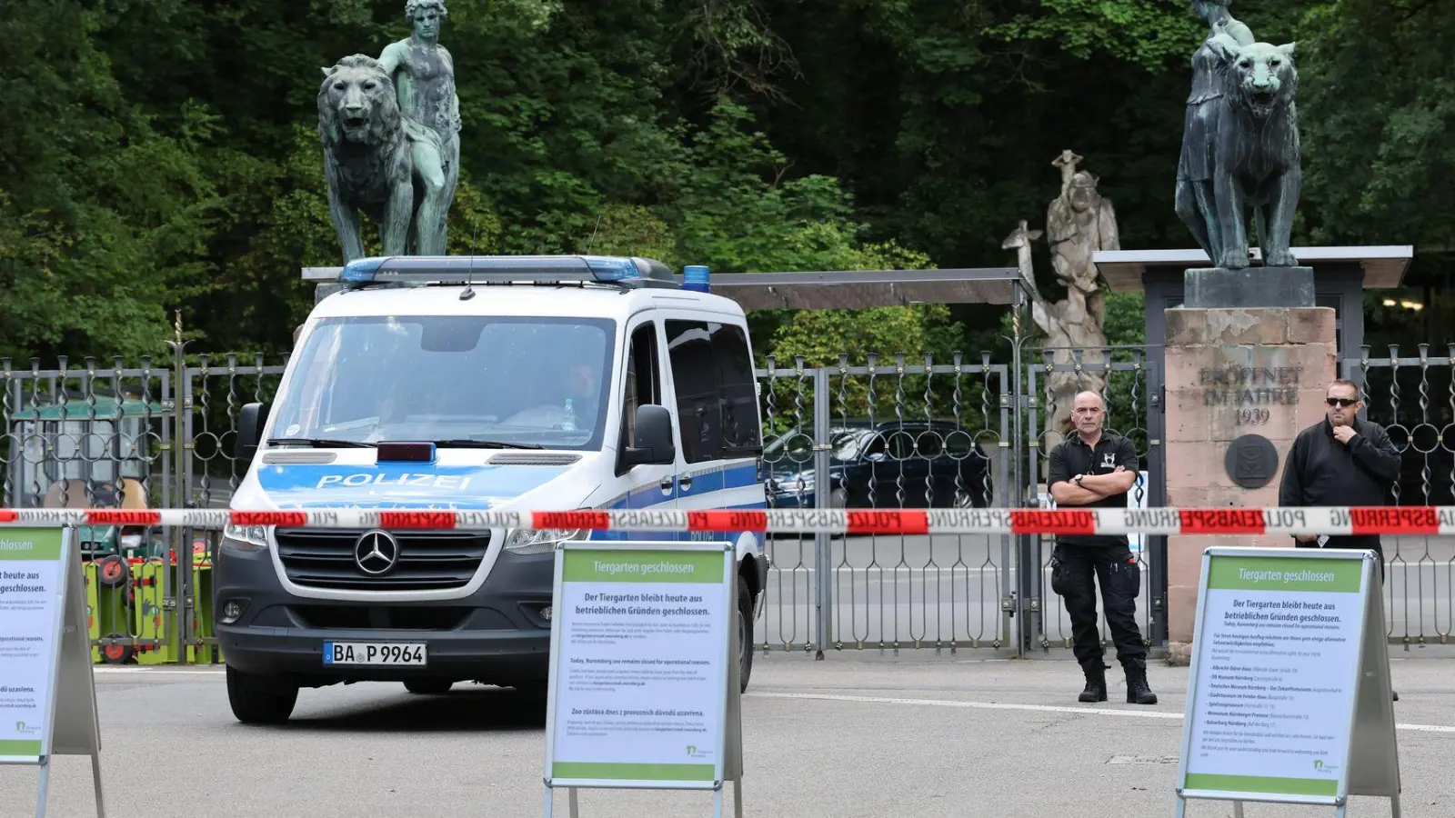 Der Tiergarten ist am Dienstag überraschend aus Betriebsgründen geschlossen geblieben. (Foto: Daniel Löb/dpa)
