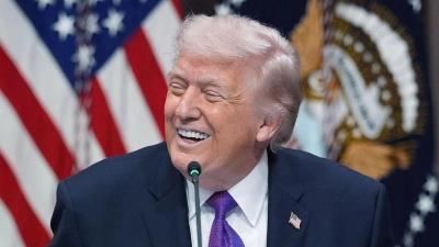 US-Präsident Trump verpflichtet Tech-Konzerne zu eigener Stromproduktion für Rechenzentren. (Foto: Jacquelyn Martin/AP/dpa)