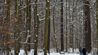 Auch am Donnerstag kann es gebietsweise schneien. (Foto: Shireen Broszies/dpa)