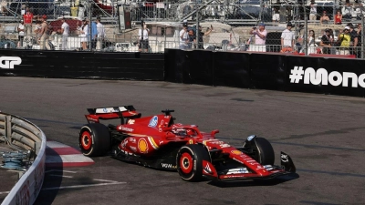 Ferrari-Pilot Charles Leclerc hat erstmals sein Formel-1-Heimrennen in Monaco gewonnen. (Foto: Claudia Greco/Pool Reuters/AP/dpa)