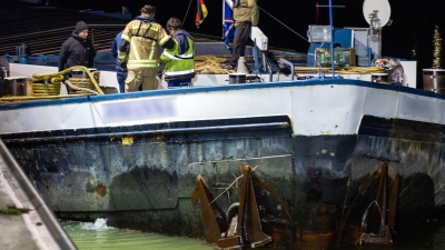 Das Schiff wurde im Fürther Hafen vertäut. (Archivbild) (Foto: David Oßwald/News5/dpa)