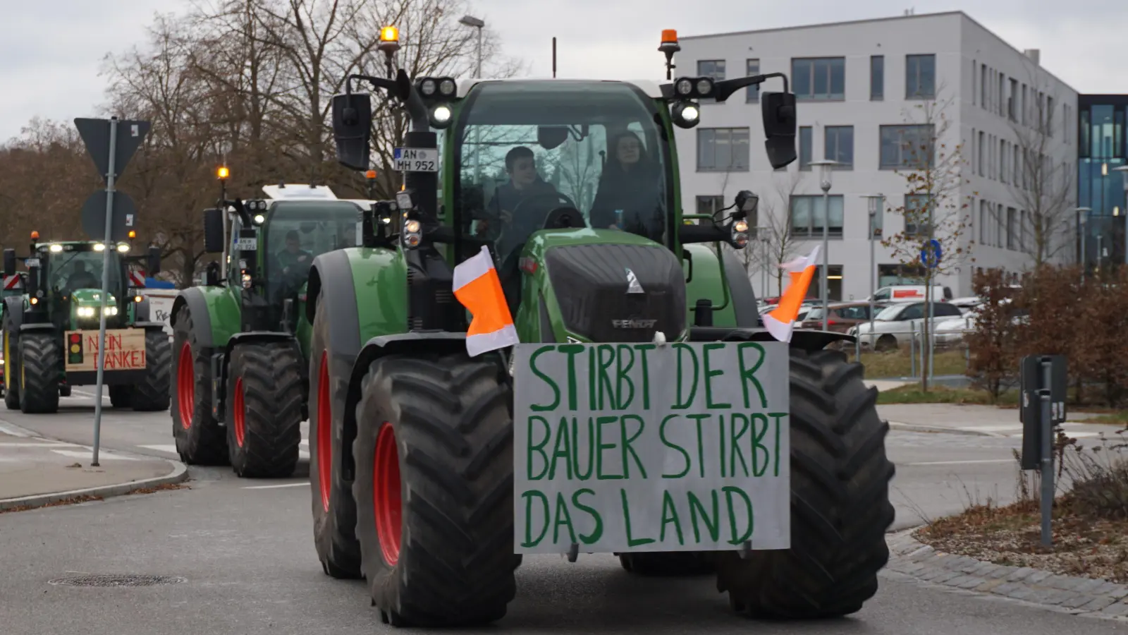 Mehrfach haben die Landwirte ihren Protest auf die Straßen getragen. (Foto: Andrea Walke)