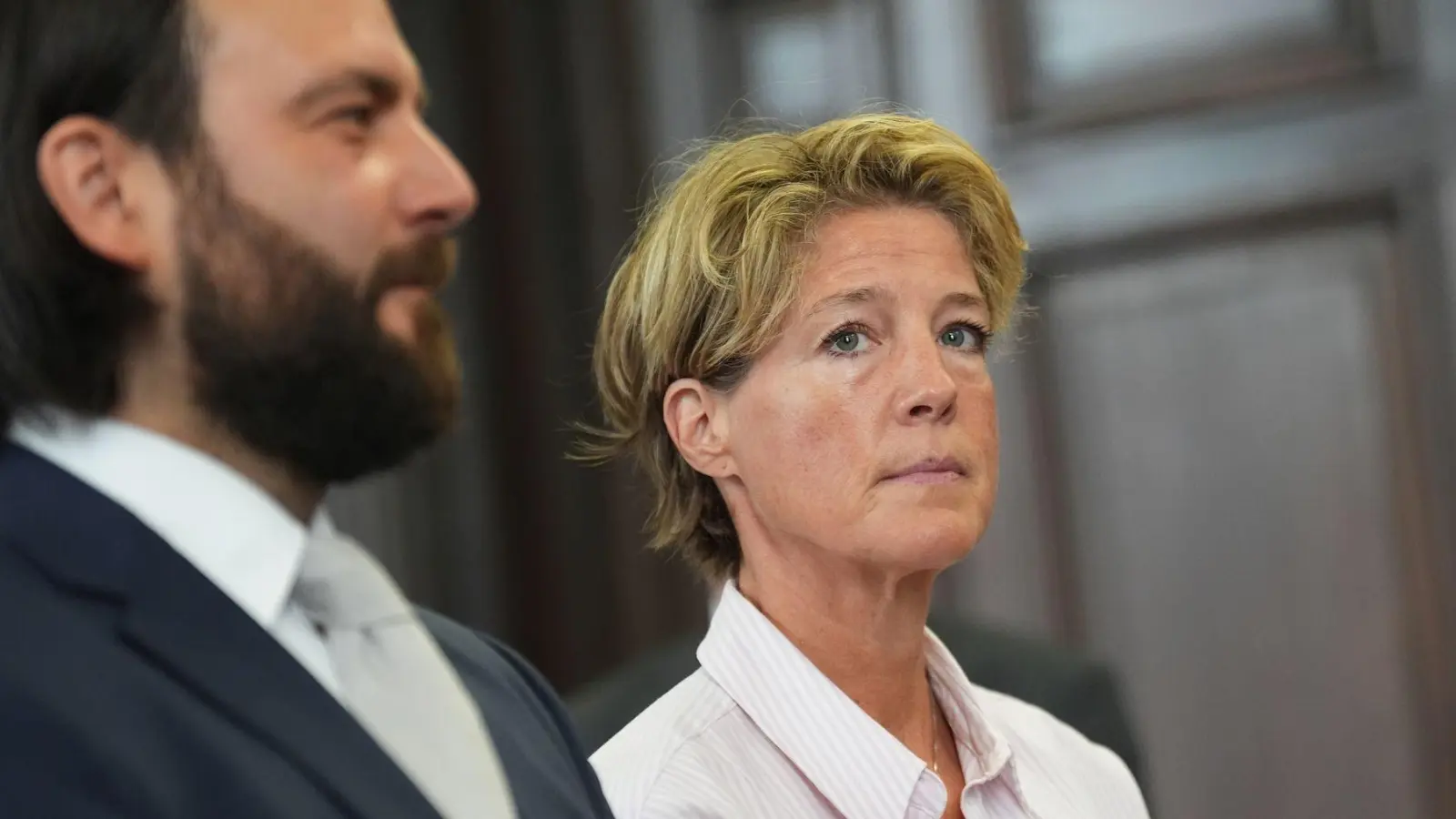 Christina Block steht seit knapp einem Jahr vor Gericht. (Foto: Marcus Brandt/Pool dpa/dpa)