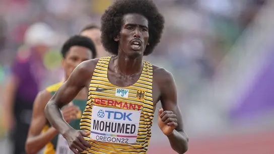 Läufer Mohamed Mohumed. (Foto: Michael Kappeler/dpa/Archivbild)