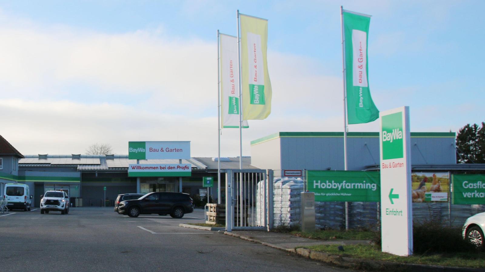 German DIY chain is insolvent: Fears for four BayWa branches in the region