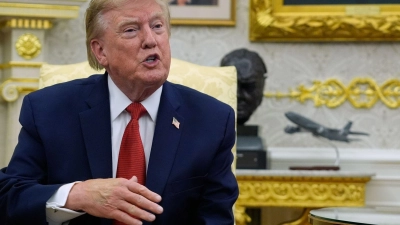 Laut Trump finden keine Gespräche mit dem Iran statt. (Archivbild) (Foto: Manuel Balce Ceneta/AP/dpa)