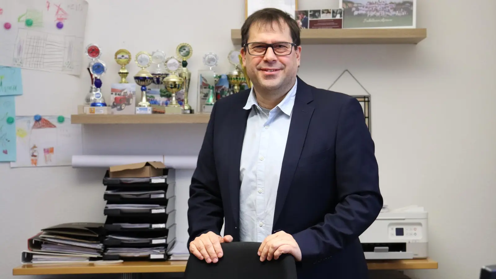Stefan Bußinger kandidiert erneut: Seinen Platz im Rathaus würde er gerne behalten.  (Foto: Antonia Müller)