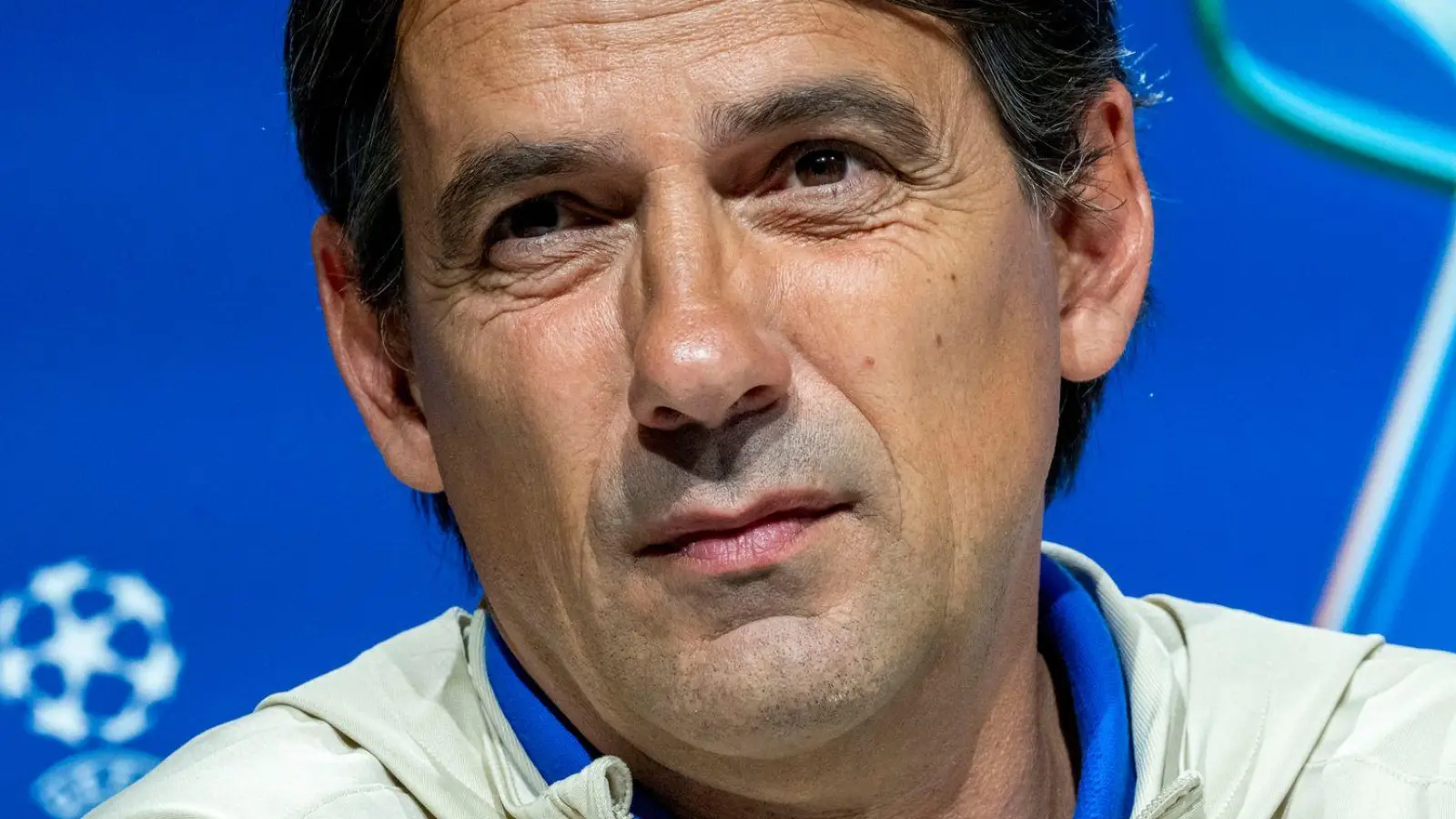 Inter Mailands Trainer Simone Inzaghi steht vor dem größten Erfolg seiner Karriere. (Foto: Peter Kneffel/dpa)