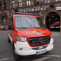 Die FFW Fürth ist derzeit mit ihrem CBRN-Fahrzeug für Stadt und Landkreis zuständig. Bayernweit sollen bald 99 solcher Erkunder im Einsatz sein – finanziert vom Bundesamt für Bevölkerungsschutz und Katastrophenhilfe, dem sie auch gehören.  (Foto: Heinz Wraneschitz)