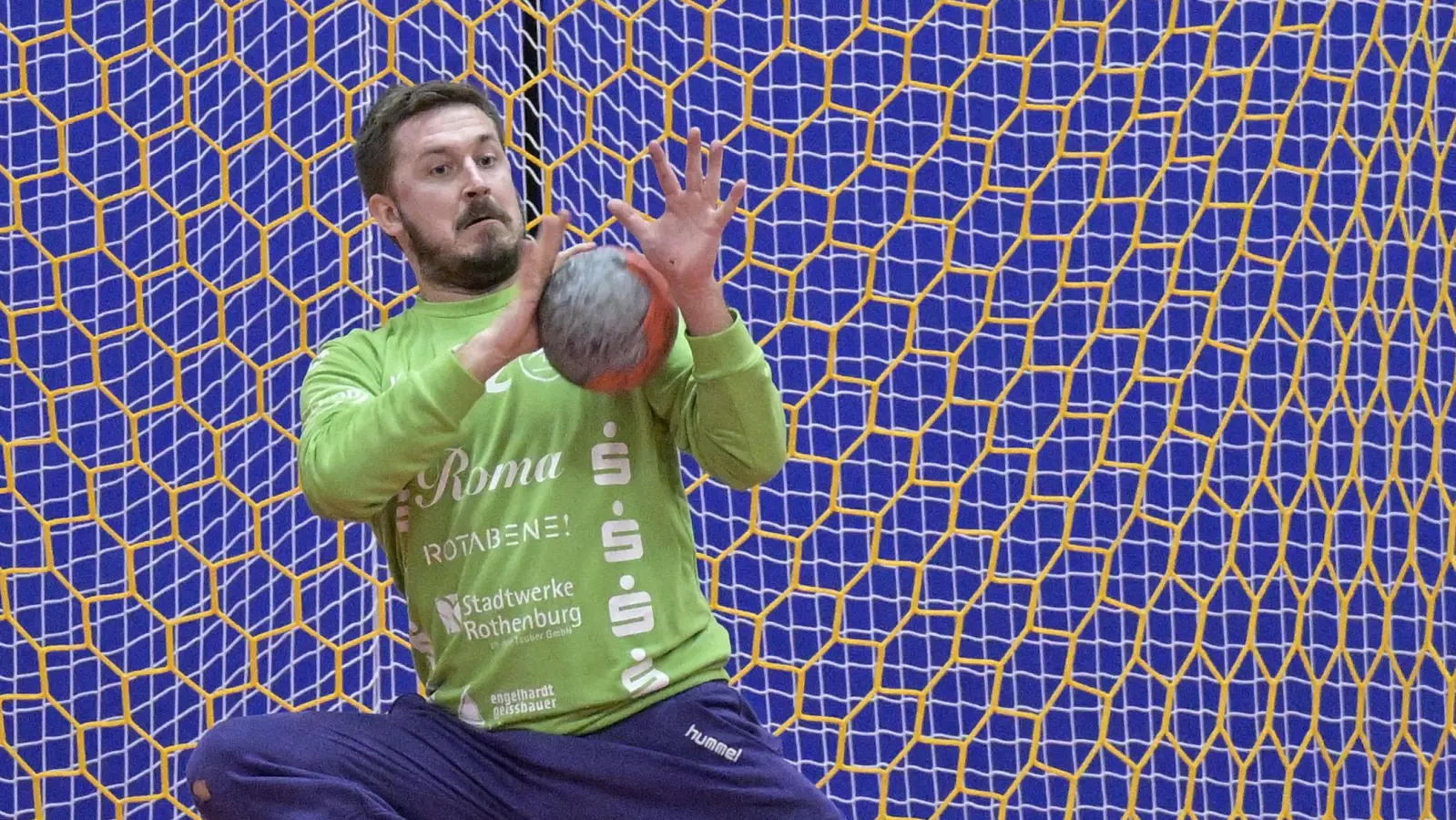 Ohne Torhüter Andreas Amann bestreiten die Rothenburger das Saisonfinale in Lauf. (Foto: Martin Rügner)