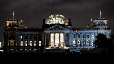 Der Bundestag kämpfte am Montag mit einem Ausfall des Internets. (Archivbild) (Foto: Fabian Sommer/dpa)