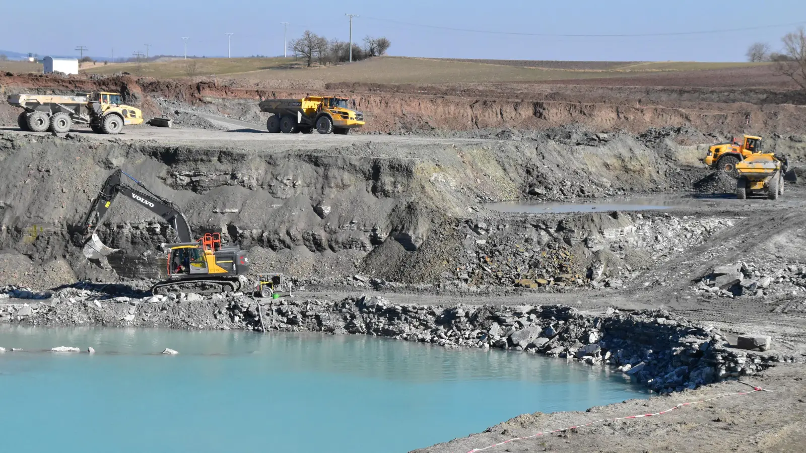 Der Gipsabbau ist im westlichen Landkreis Neustadt/Aisch-Bad Windsheim in einigen Gemeinden ein großes Thema. (Foto: Fritz Arnold)