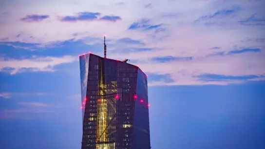 Die Zentrale der Europäischen Zentralbank (EZB) steht in Frankfurt am Main. (Foto: Frank Rumpenhorst/dpa/Frank Rumpenhorst/dpa)