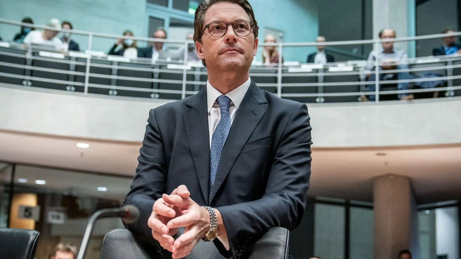 Vor dem Landgericht Berlin beginnt der Prozess gegen den ehemaligen Bundesverkehrsminister Andreas Scheuer. (Archivbild)  (Foto: Michael Kappeler/dpa)