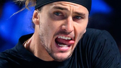 Alexander Zverev steht beim Tennis-Turnier in Wien im Finale. (Foto: Max Slovencik/APA/dpa)