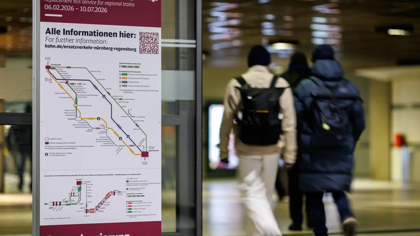 Während der Generalsanierung wird der Fernverkehr über Ingolstadt umgeleitet.  (Foto: Daniel Karmann/dpa)