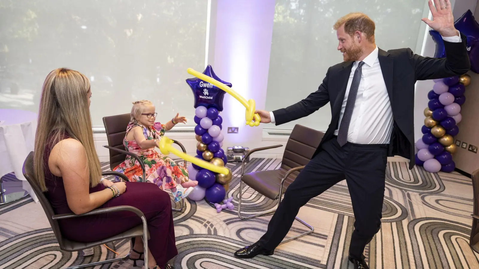 Prinz Harry ist zurück in London. (Foto: Aaron Chown/PA Wire/dpa)