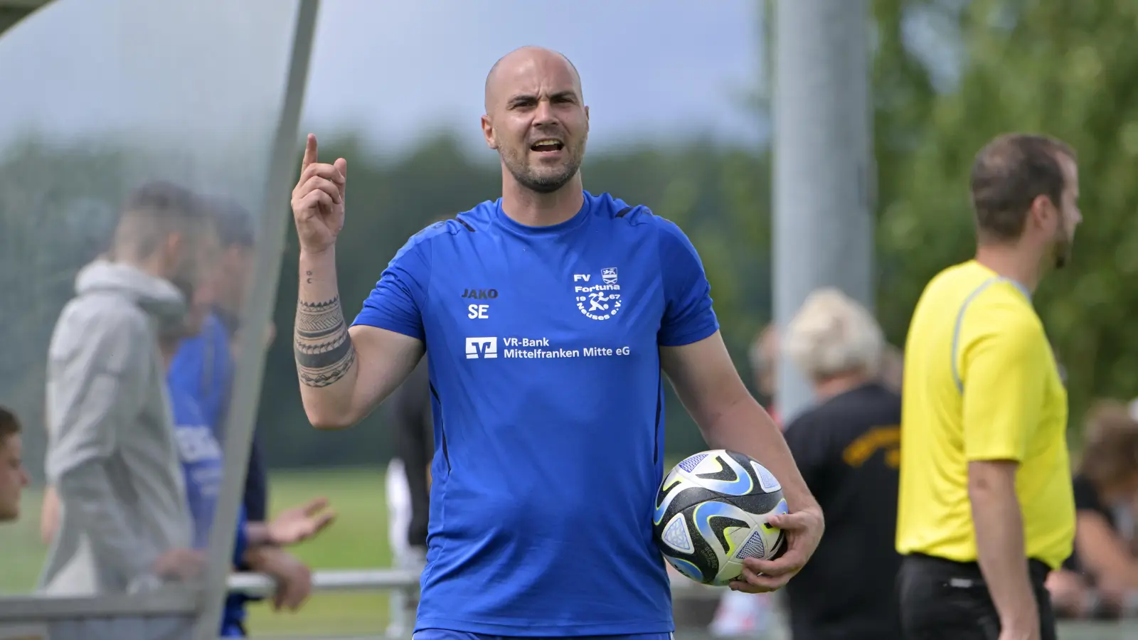 Auf dem Weg nach oben in den Verbandspokal? Fortuna-Trainer Steffen Engelhardt hat Erfahrung in der Sache. (Foto: Martin Rügner)