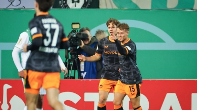 Die Gäste gingen früh in Führung. (Foto: Daniel Karmann/dpa)