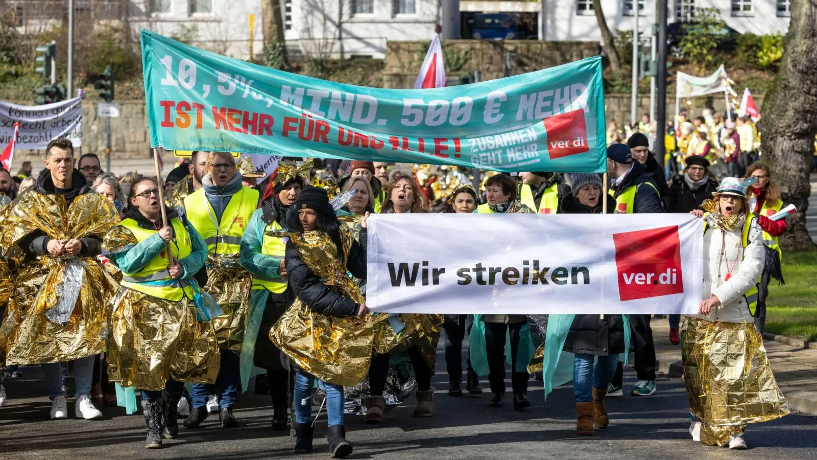 Verdi ruft zu Streiks auch in vielen nordrhein-westfälischen Städten im Gesundheitswesen auf. (Foto: Christoph Reichwein/dpa)