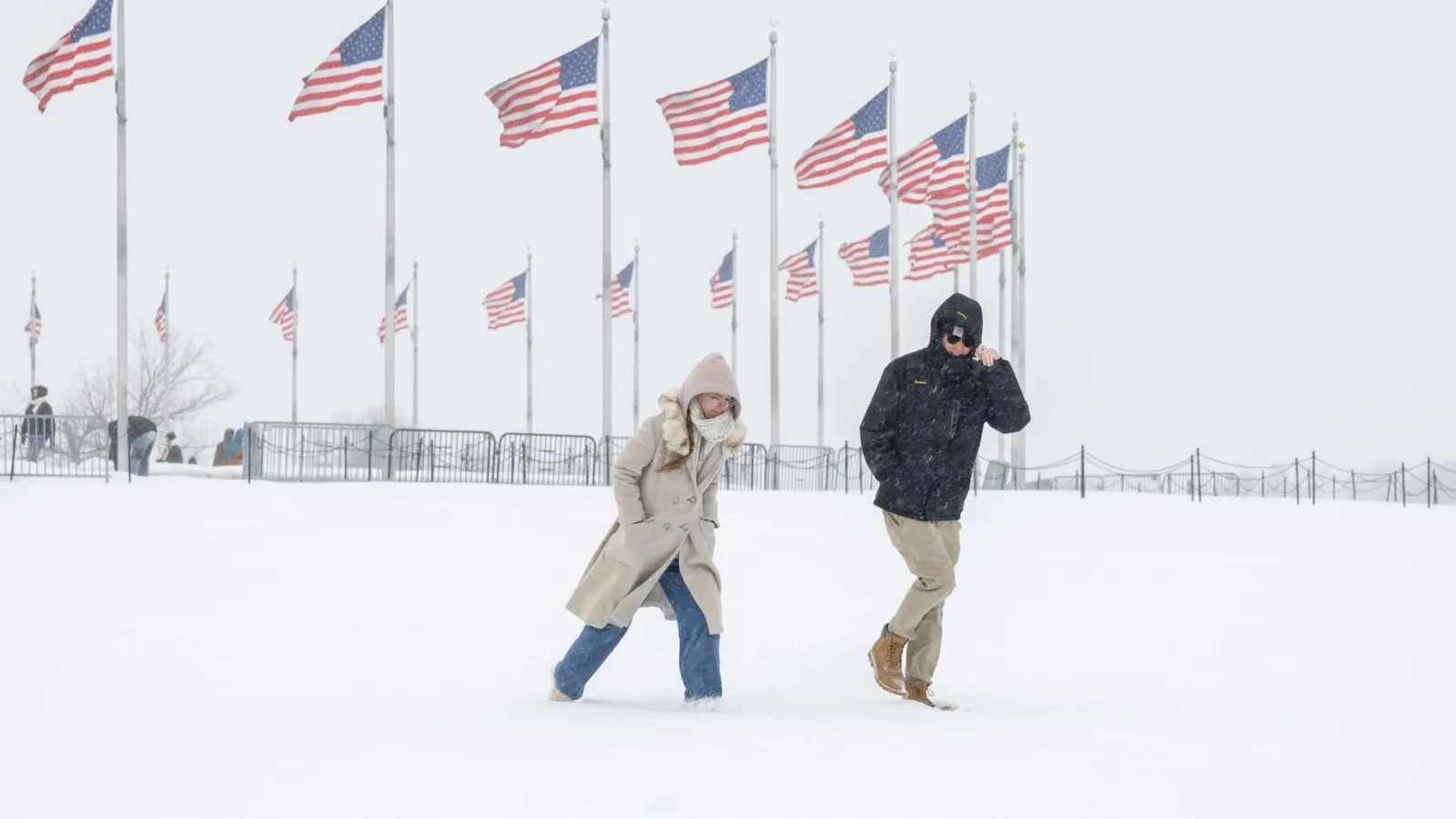 Der Winter hat die USA weitgehend in Griff. In mehreren Bundesstaaten forderten eisige Kälte und Sturm bereits Tote.  (Foto: Mehmet Eser/ZUMA Press Wire/dpa)