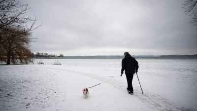 Im Norden bleibt es frostig.  (Foto: Philip Dulian/dpa)