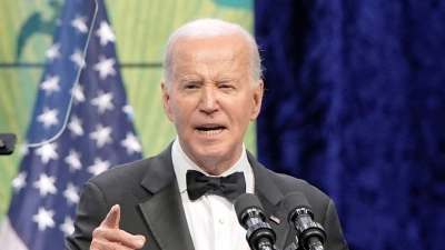 US-Präsident Joe Biden nennt Donald Trump einen „Verlierer“. (Foto: Mariam Zuhaib/AP/dpa)