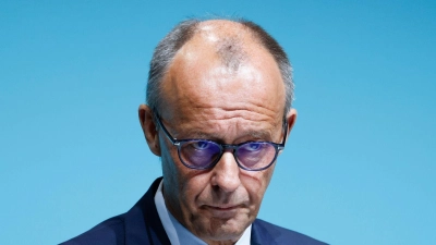 Kanzler Merz sieht Deutschland vor sehr guten Jahren stehen  (Foto: Thomas Banneyer/dpa)