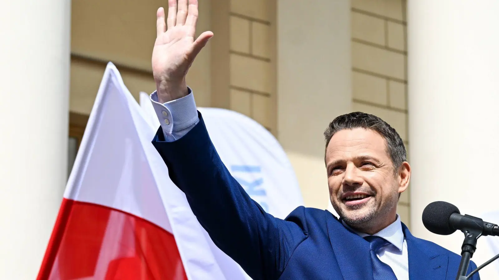 Der liberale polnische Präsidentschaftskandidat Rafal Trzaskowski ist ein enger Mitstreiter von Regierungschef Donald Tusk. (Archivbild) (Foto: Wojtek Jargilo/PAP/dpa)