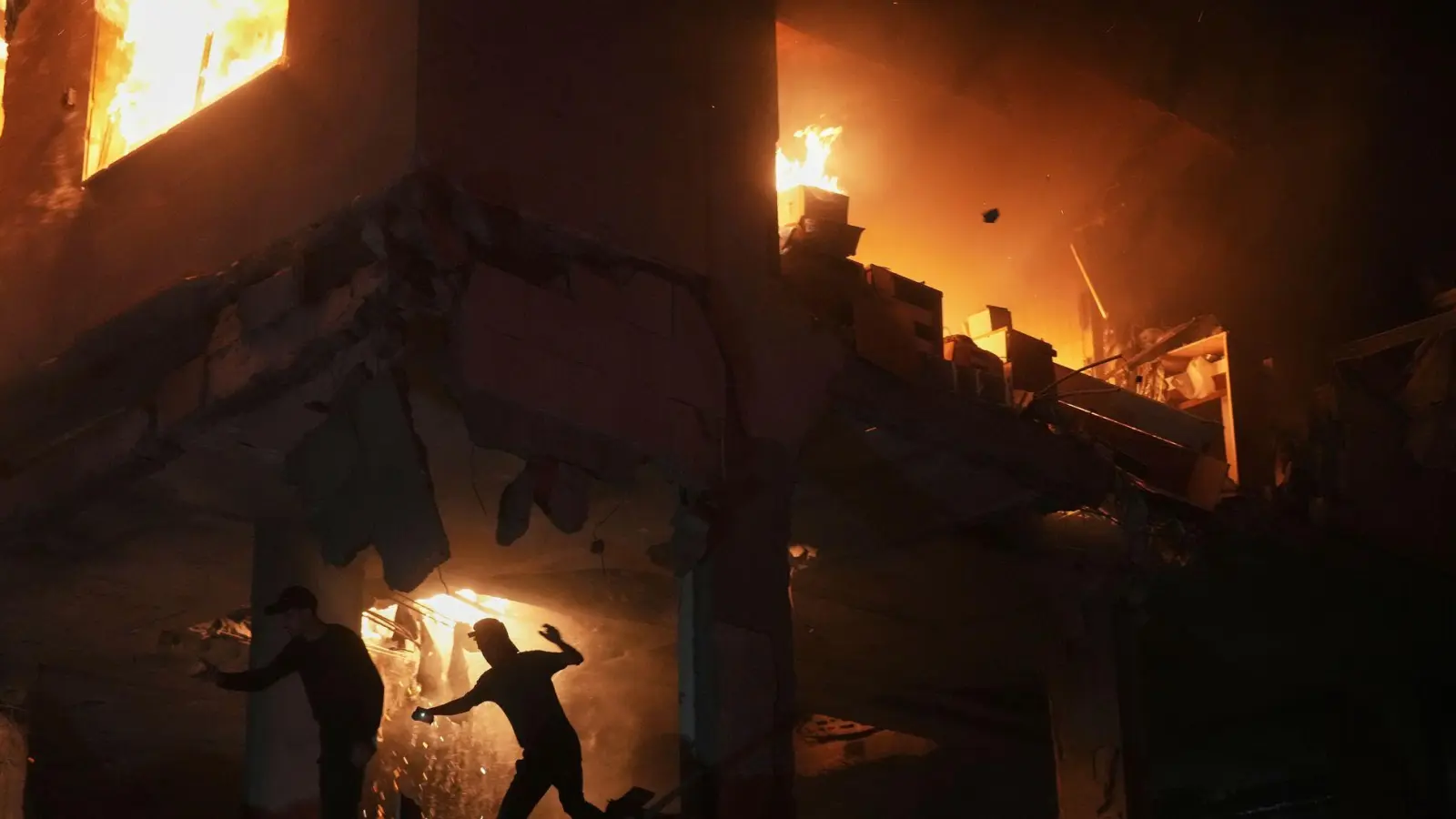 Hamas-Führer al-Haddad wurde bei einem israelischen Luftangriff im Stadtteil Rimal getötet. (Archivbild) (Foto: Jehad Alshrafi/AP/dpa)